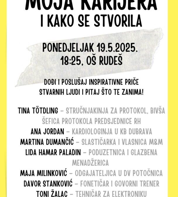 Moja karijera i kako se stvorila