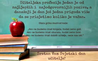 SVJETSKI DAN UČITELJA