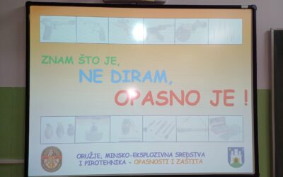 „Znam što je, NE DIRAM, opasno je!“