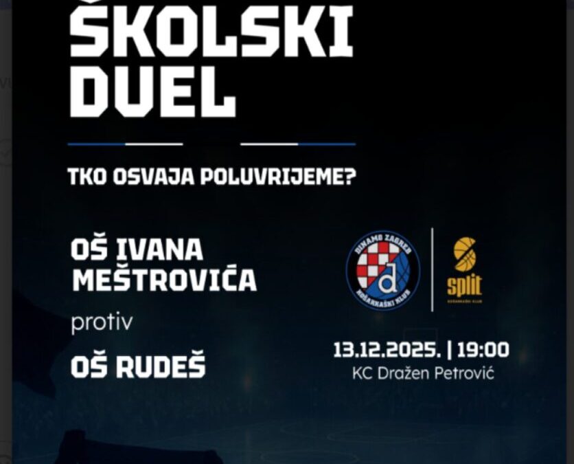 PRIJATELJSKA UTAKMICA OŠ RUDEŠ-OŠ MEŠTROVIĆ