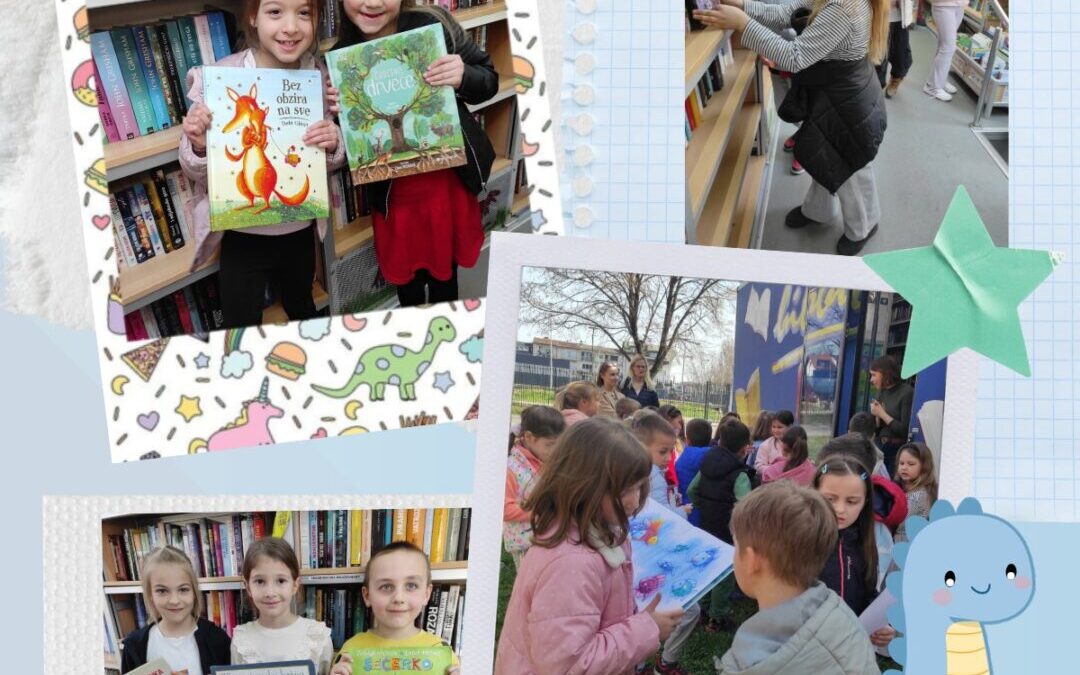 Prvašići posjetili bibliobus – knjižnicu na kotačima