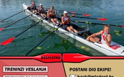 VESLAJMO ZAJEDNO – ŠKOLA PLIVANJA I VESLANJA ZA DJECU I MLADE