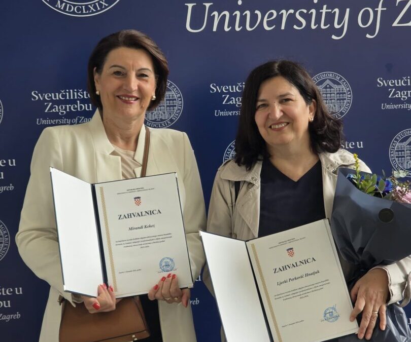 Nagrađene naše profesorice Ljerka Perković Hnatjuk i Miranda Kekez