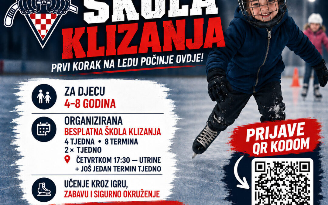 Škola klizanja za najmlađe